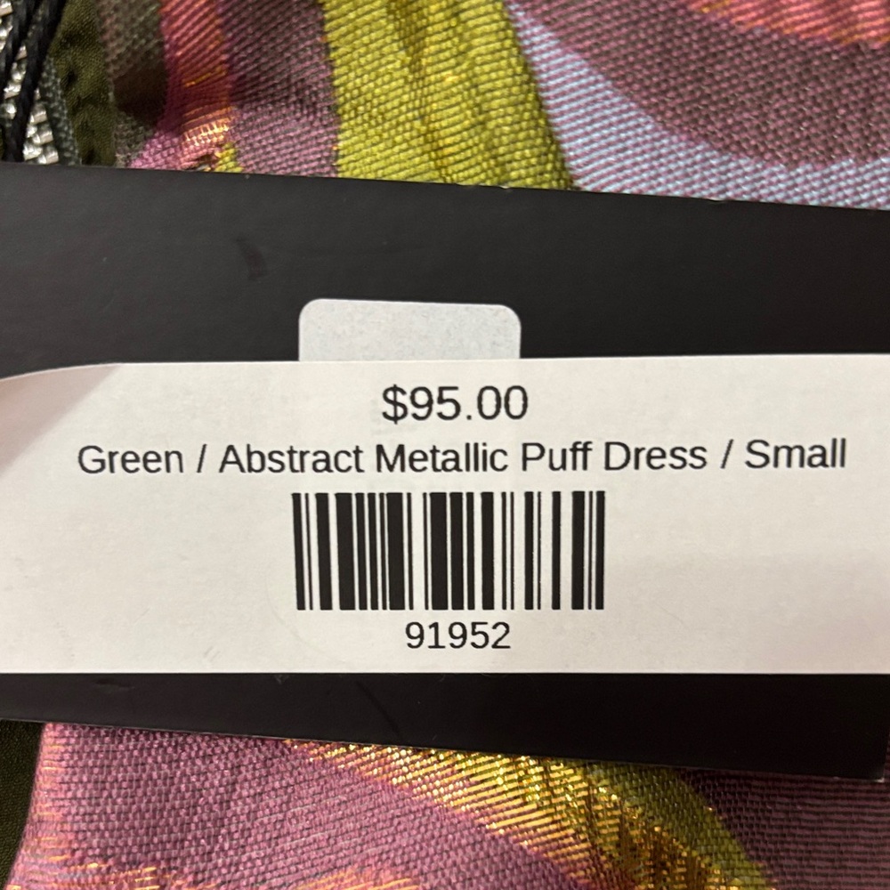 THML Pink and Green Swirl Mini Dress - Picture 3 of 3